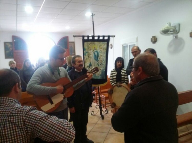 Raiguero Bajo celebra su cante de Ánimas en honor a San Fulgencio