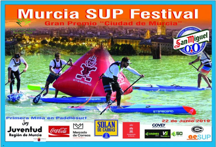 Más de 50 deportistas participarán en el festival Gran Premio Ciudad de Murcia  de paddle surf