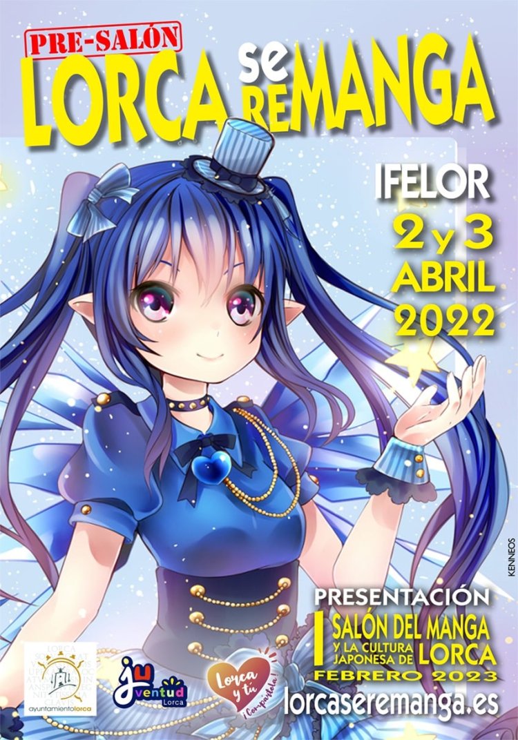 IFELOR acogerá los días 2 y 3 de abril el Pre-Salón ‘Lorca Se Remanga’, como adelanto del I Salón del Manga y la Cultura Japonesa que se celebrará en 2023