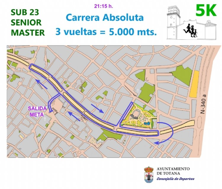 La Carrera 5K Fiestas de Santiago bate récord de inscripción, con un total de 330 atletas; de los que 180 participarán en la prueba absoluta