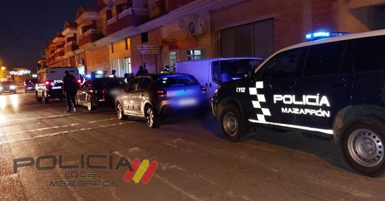 11 detenidos en Cañada Gallego y Puerto de Mazarrón