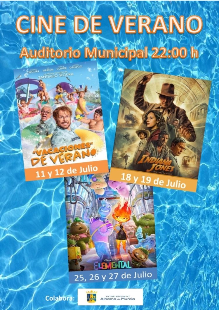 Este martes comienza el Cine de Verano en el Auditorio Municipal