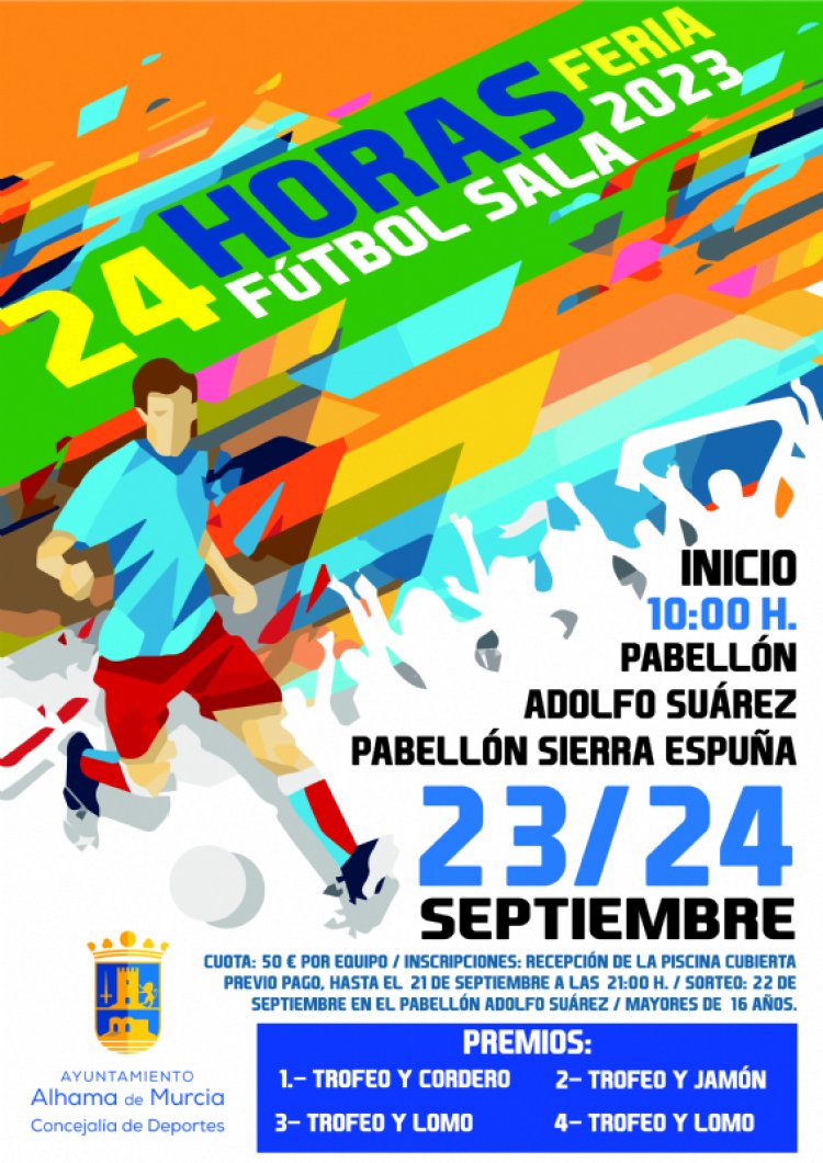 Torneo '24 Fútbol Sala Feria 2023' en Alhama de Murcia