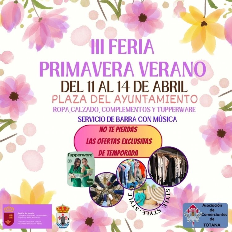 La III Feria Outlet Primavera-Verano se celebra del 11 al 14 de abril, en la plaza de la Constitución, organizada por la Asociación de Comerciantes